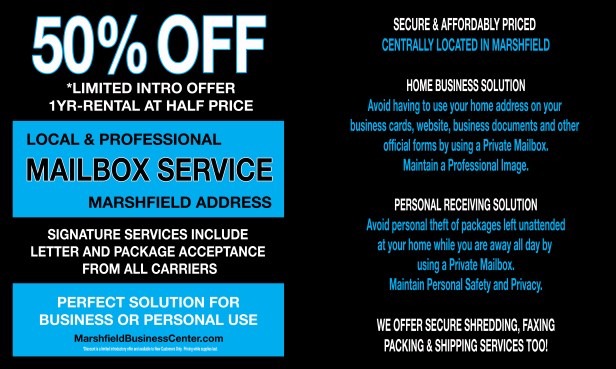 Mailbox Service | Marshfield Business Center